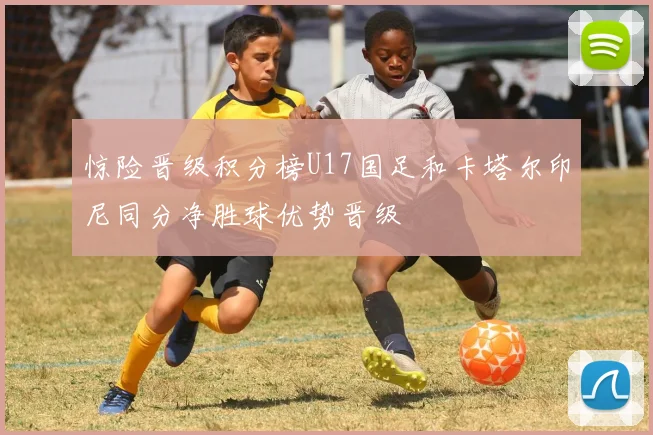 惊险晋级积分榜U17国足和卡塔尔印尼同分净胜球优势晋级
